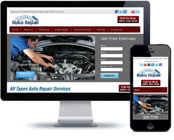 Auto Repair Demo Website